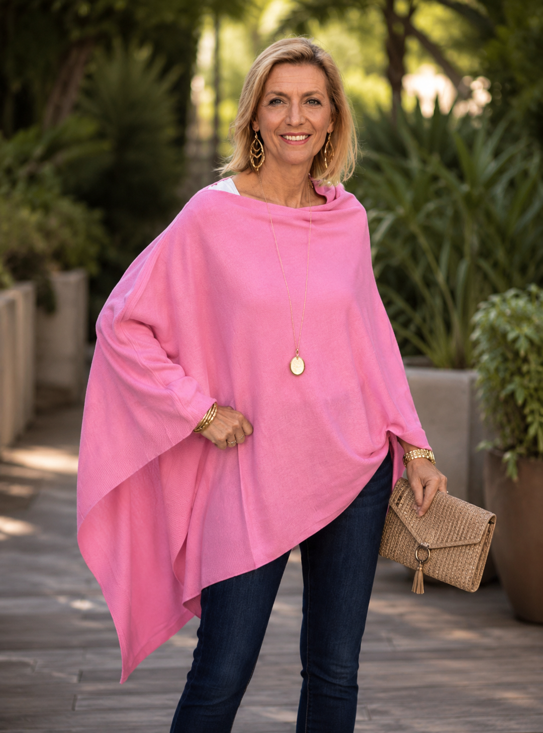 Mklane Julian Maya 100% Cashmere Oversized Poncho-10 colours available