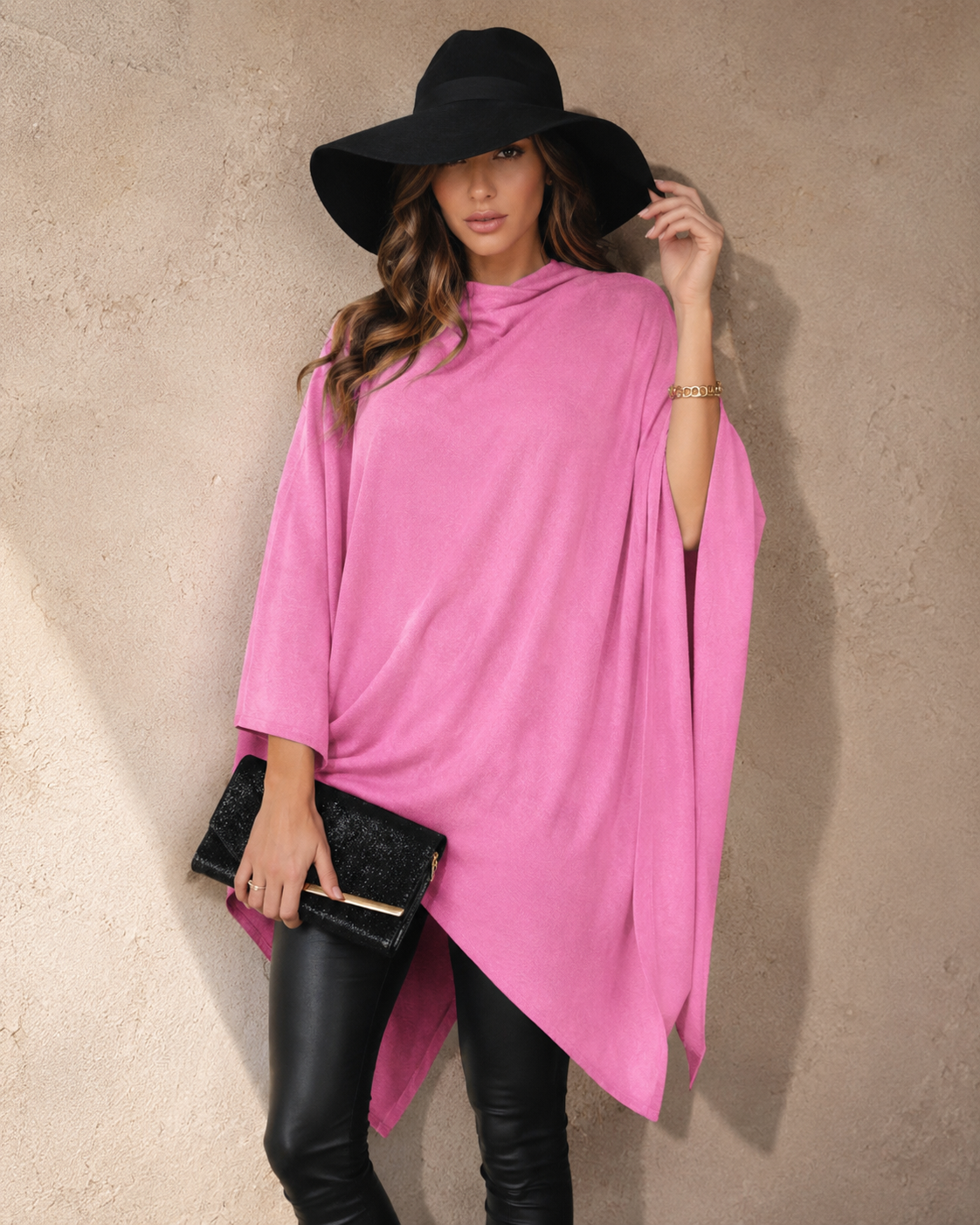 Mklane Julian Maya 100% Cashmere Oversized Poncho-10 colours available