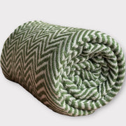 Julian herringbone handwoven cashmere scarf