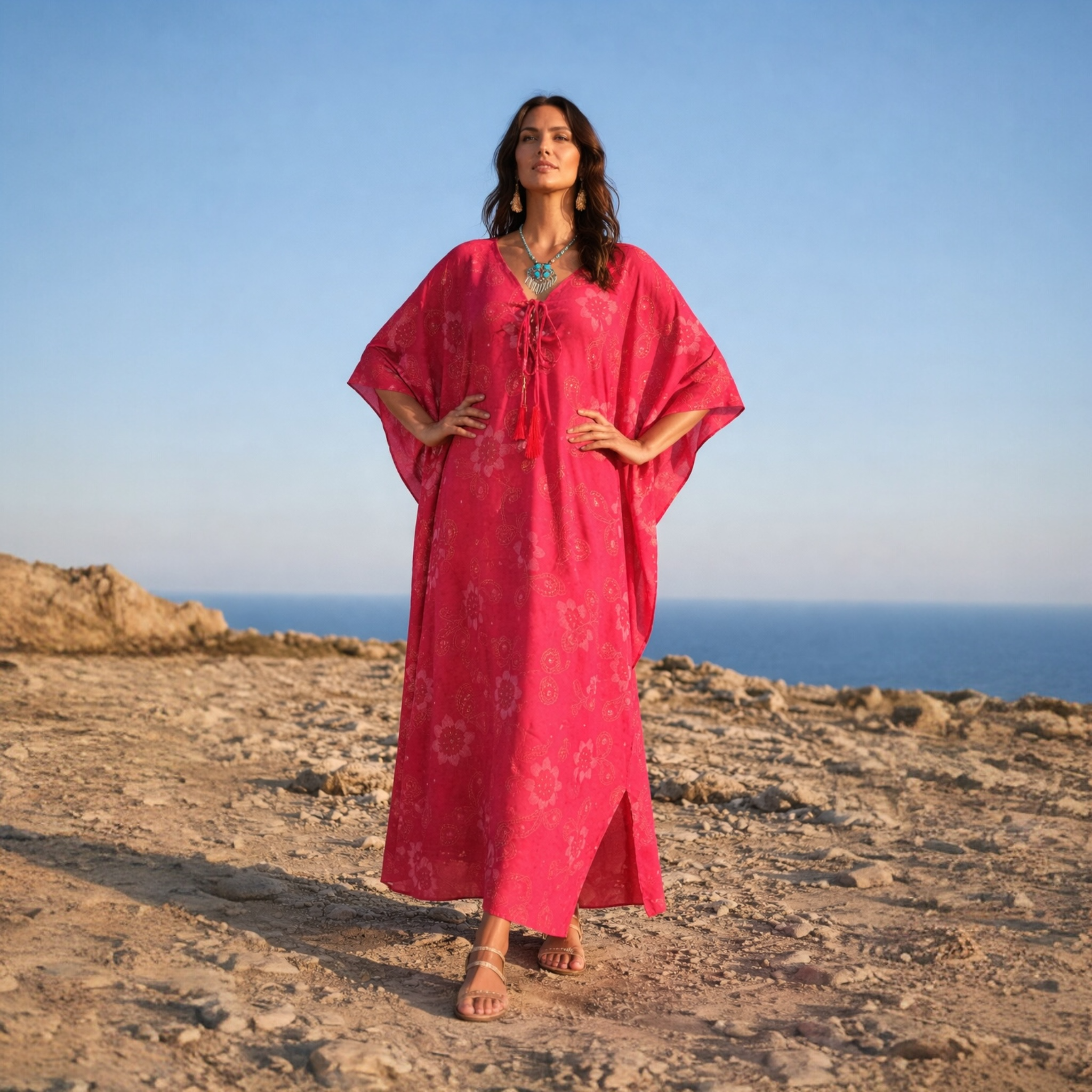 Maya MIRAA Boho Charm kaftan - Sizes Available AU 16-30
