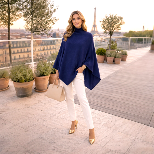 Julian Maya 100% Cashmere Oversized Poncho-More colours available