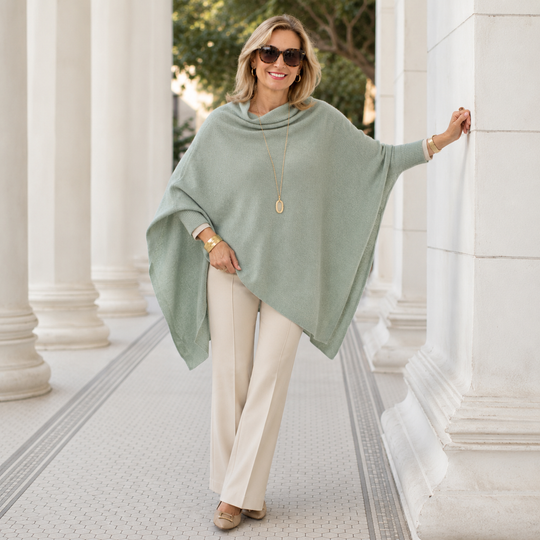 Mklane Julian Maya 100% Cashmere Oversized Poncho-10 colours available