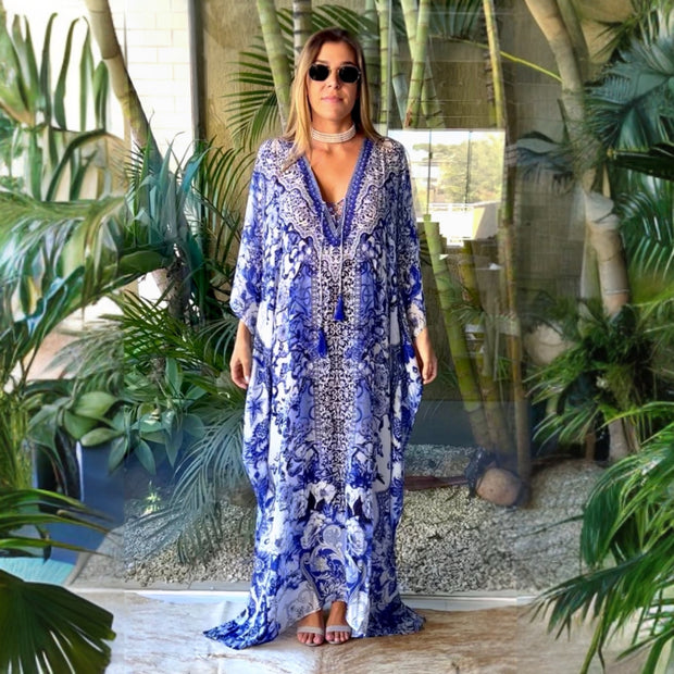 Rio’s Jenes  100% Silk Luxurious Coco Bella kaftan 12-20