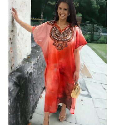 Mia Embellished Kaftan Dress