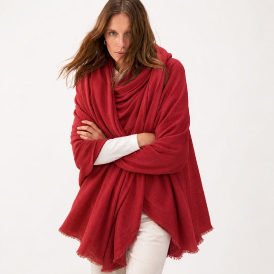 Imperial Julian handwoven pure Cashmere Travel Wrap-More Colours Available