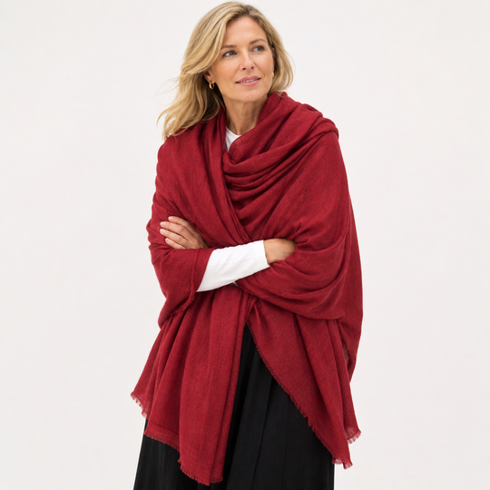 Imperial Julian handwoven pure Cashmere Travel Wrap-More Colours Available
