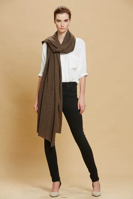 100% Cashmere 1 ply Julian Wrap/ Scarf