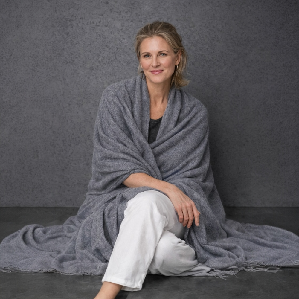 Imperial Julian handwoven pure Cashmere Travel Wrap-More Colours Available