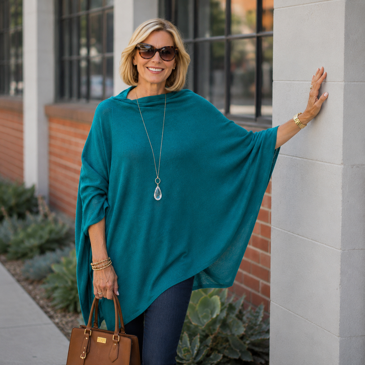 Mklane Julian Maya 100% Cashmere Oversized Poncho-10 colours available