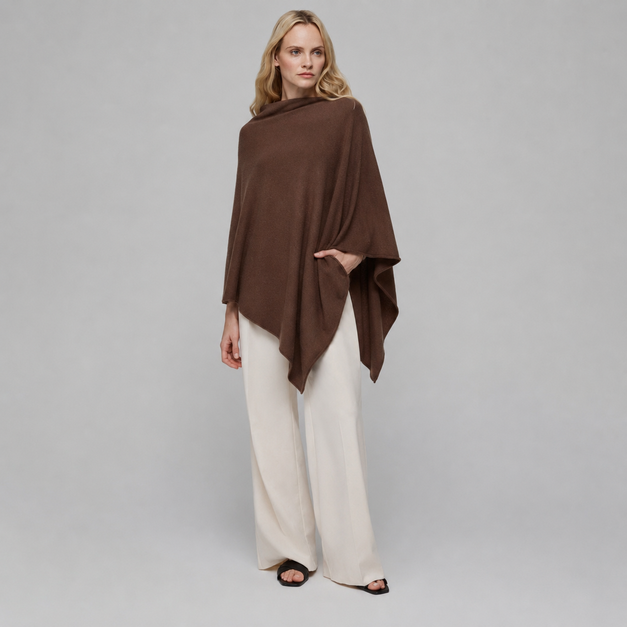 Mklane Julian Maya 100% Cashmere Oversized Poncho-10 colours available