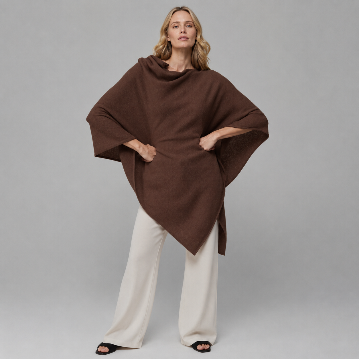 Mklane Julian Maya 100% Cashmere Oversized Poncho-10 colours available