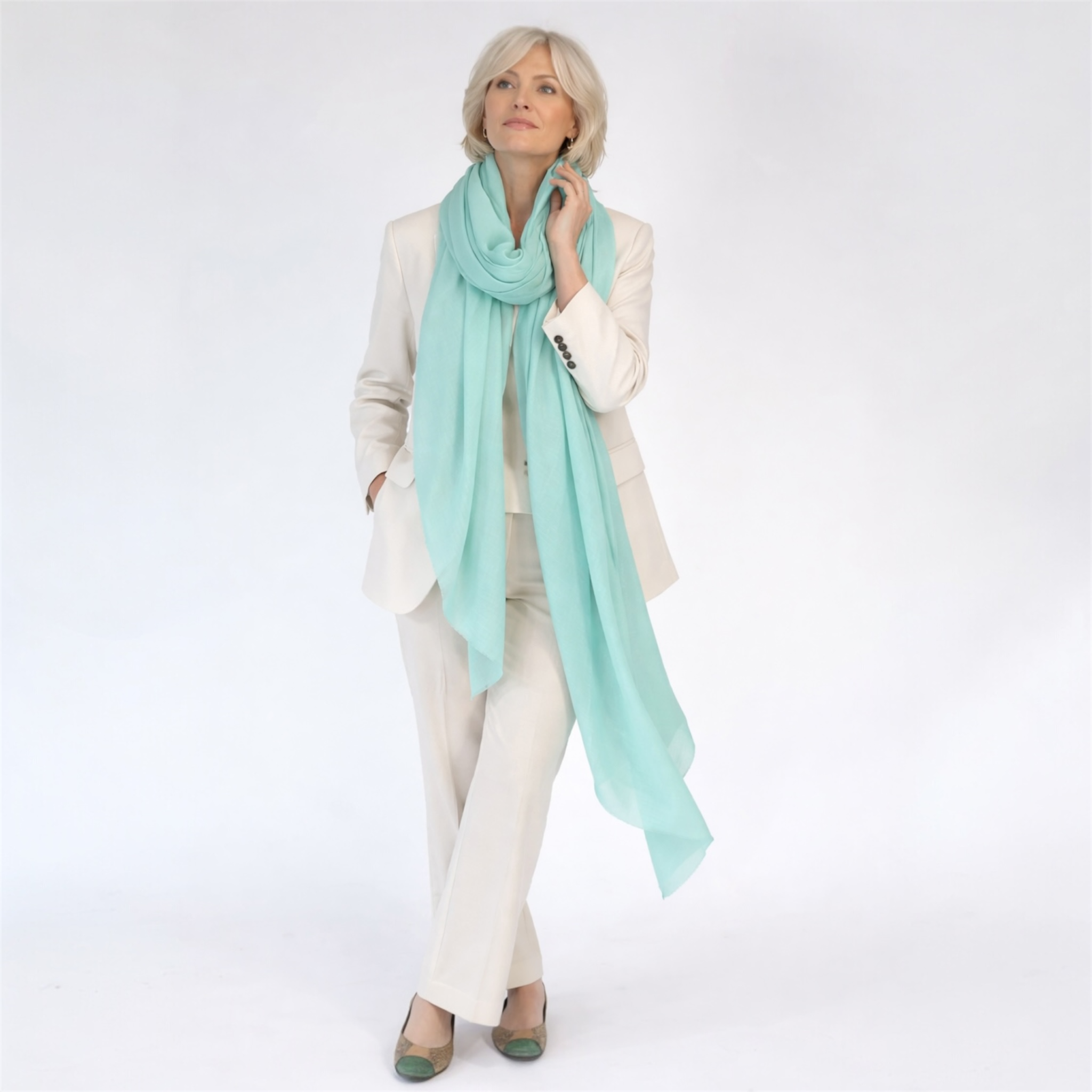 Julian 100% Ultra fine cashmere Maya oversized scarf/ wrap/ shawl-More colours available