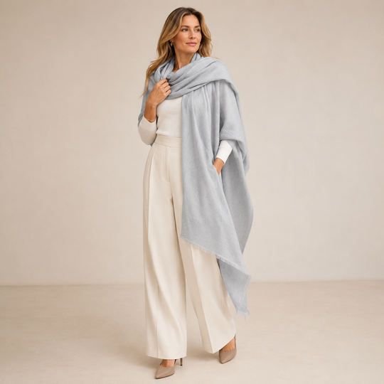 Julian 100% Ultra fine cashmere Maya oversized scarf/ wrap/ shawl-More colours available