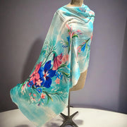 Floral Fantasy 100% Cashmere Julian Scarf /Wrap