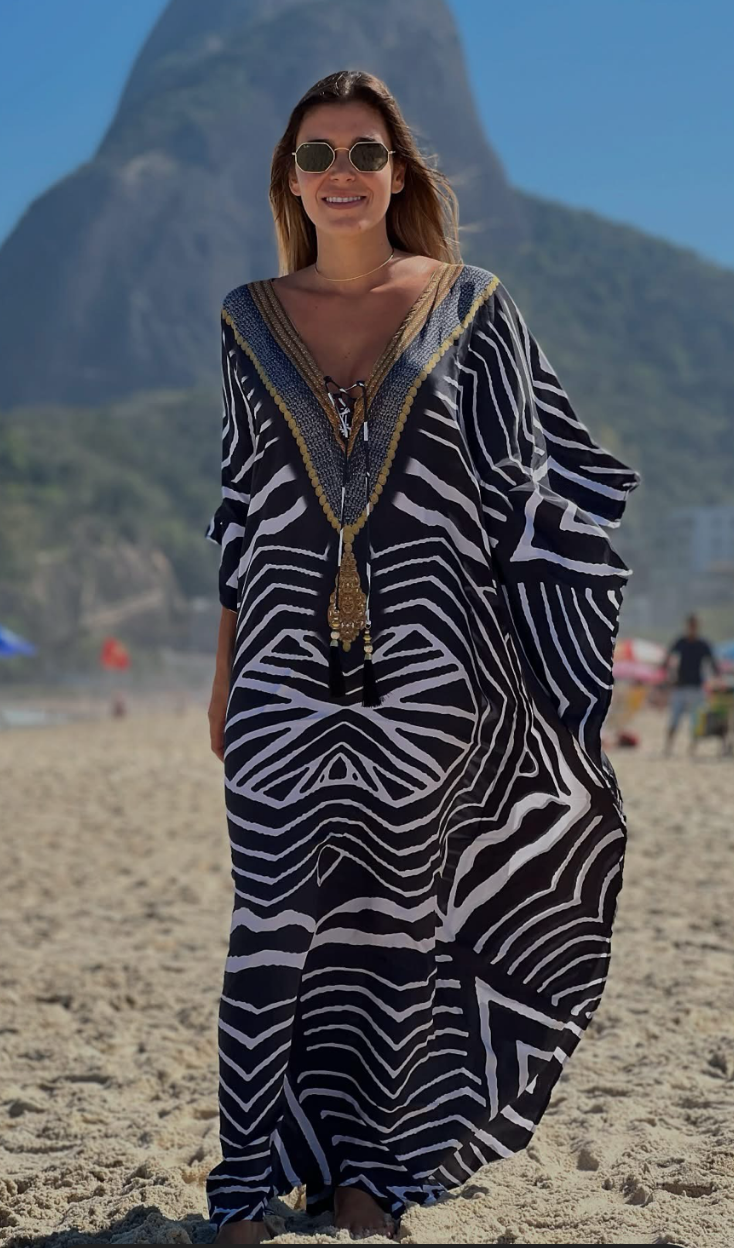 Black Coco Bella Mirage Luxe kaftan 12-20