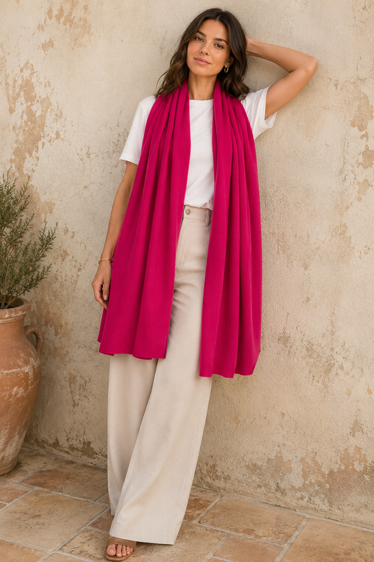 Julian Cashmere Oversized Travel Wrap