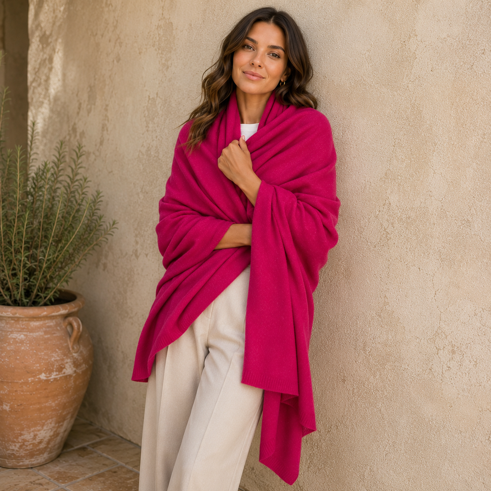Julian Cashmere Oversized Travel Wrap