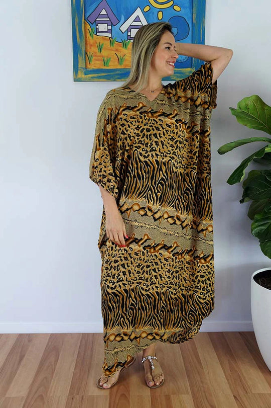 Maya Kaftan Dress one size fits AU 12-26