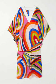 Colour splash Cotton Maya Kaftan OSFA 14-26