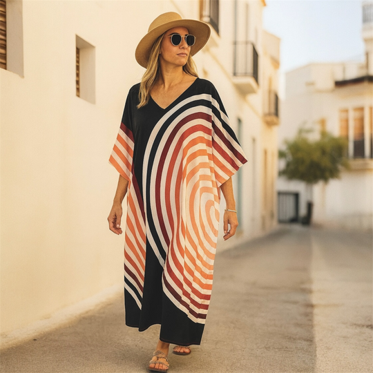Ombré Boho Rayon Maya kaftan dress - Sizes Available AU 14-30