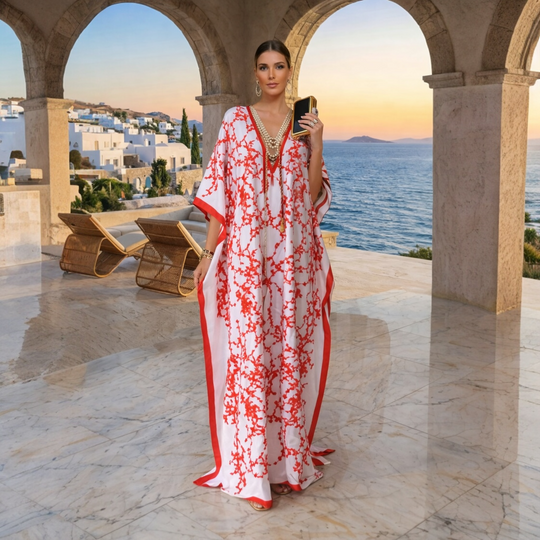 Heid.White  Luxurious Coco Bella kaftan 12-20