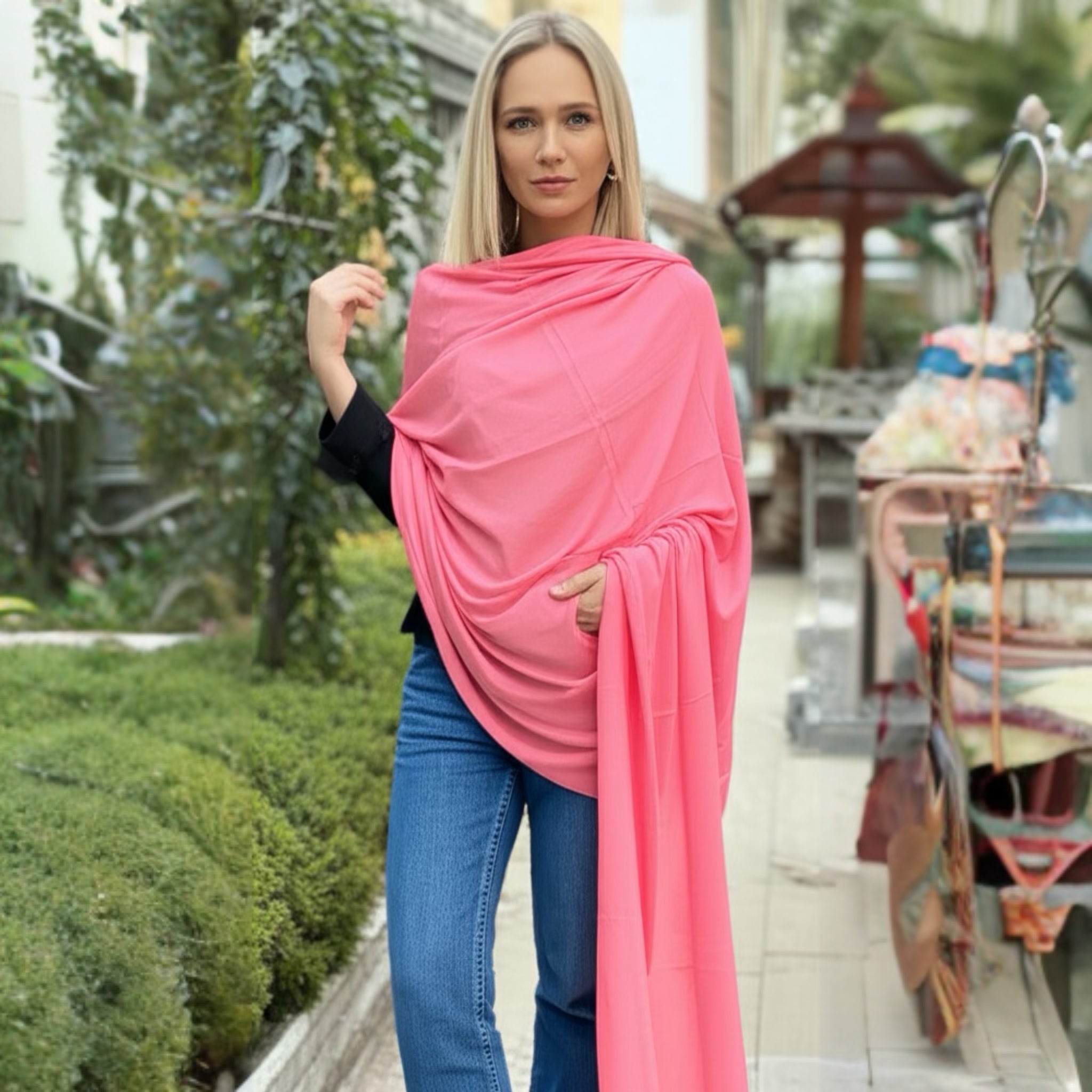 Imperial Julian handwoven pure Cashmere Travel Wrap-More Colours Available