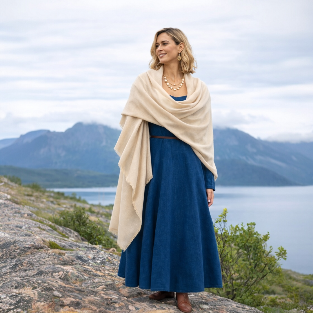 Imperial Julian handwoven pure Cashmere Travel Wrap-More Colours Available