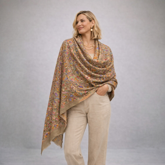 Julian Pure Cashmere  Silk Scarf