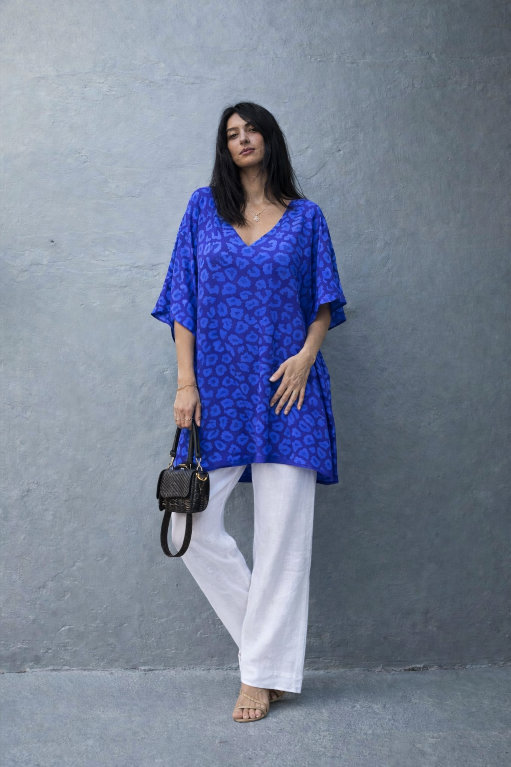 ANEE Maya Short Kaftan Top Tunic Sizes Available AU 14-30