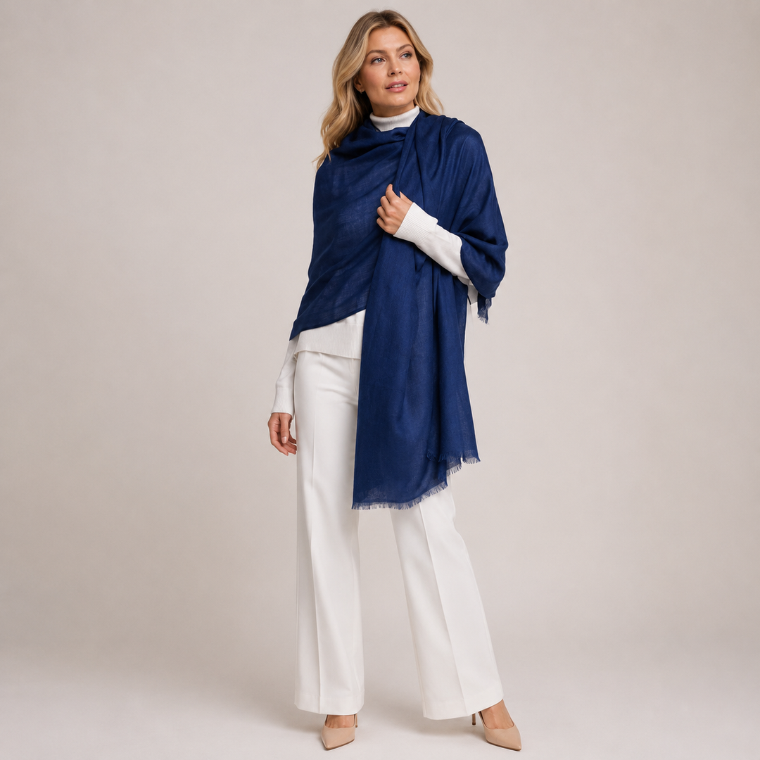 Imperial Julian handwoven pure Cashmere Travel Wrap-More Colours Available