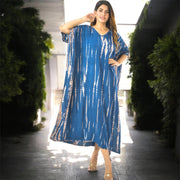 Maya Tie Dye Bamboo Cotton Resort wear Kaftan