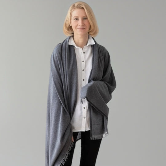 Imperial Julian handwoven pure Cashmere Travel Wrap-More Colours Available
