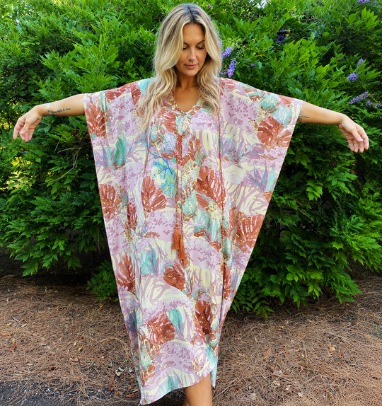Mia Cotton Kaftan One Size AU 8-16