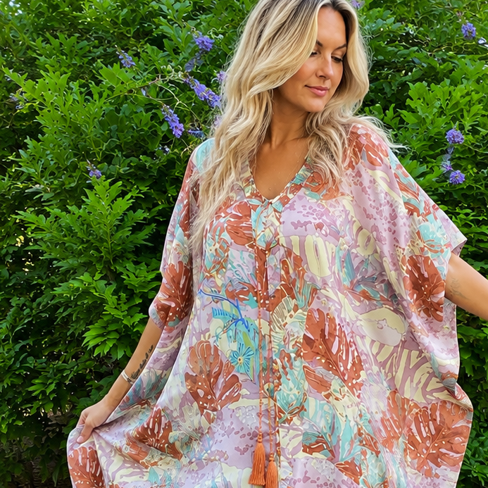 Mia Cotton Kaftan One Size AU 8-16