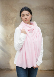 Cashmere 2 ply knitted Julian Wrap/ Scarf/Shawl-More colours available