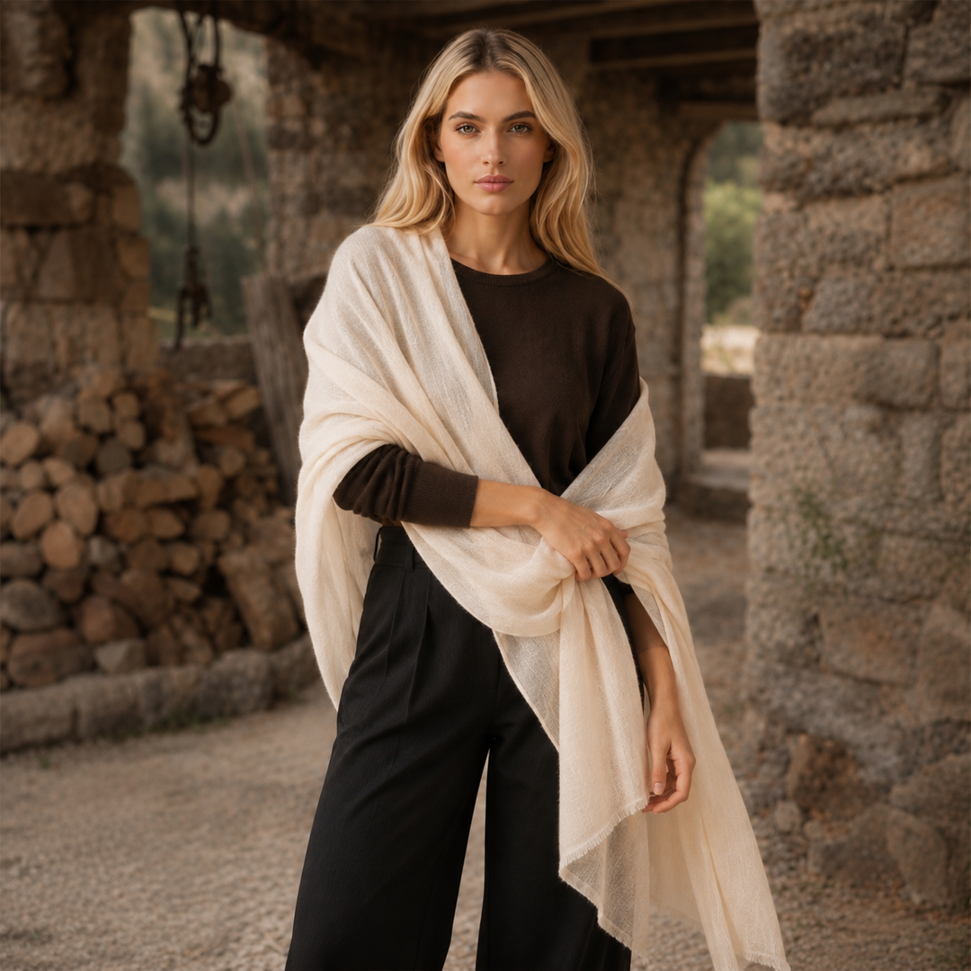 Julian 100% Ultra fine cashmere Maya oversized scarf/ wrap/ shawl-More colours available