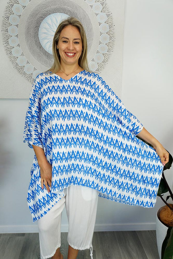 Cool breezy Maya Top Tunic KaftanOSFA 14-26