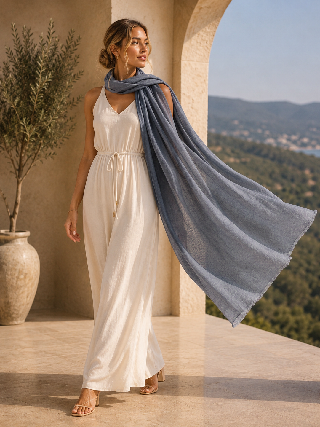 Julian 100% Ultra fine cashmere Maya oversized scarf/ wrap/ shawl-More colours available