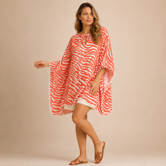 Pom Pom Maya Top Tunic KaftanOSFA 14-26
