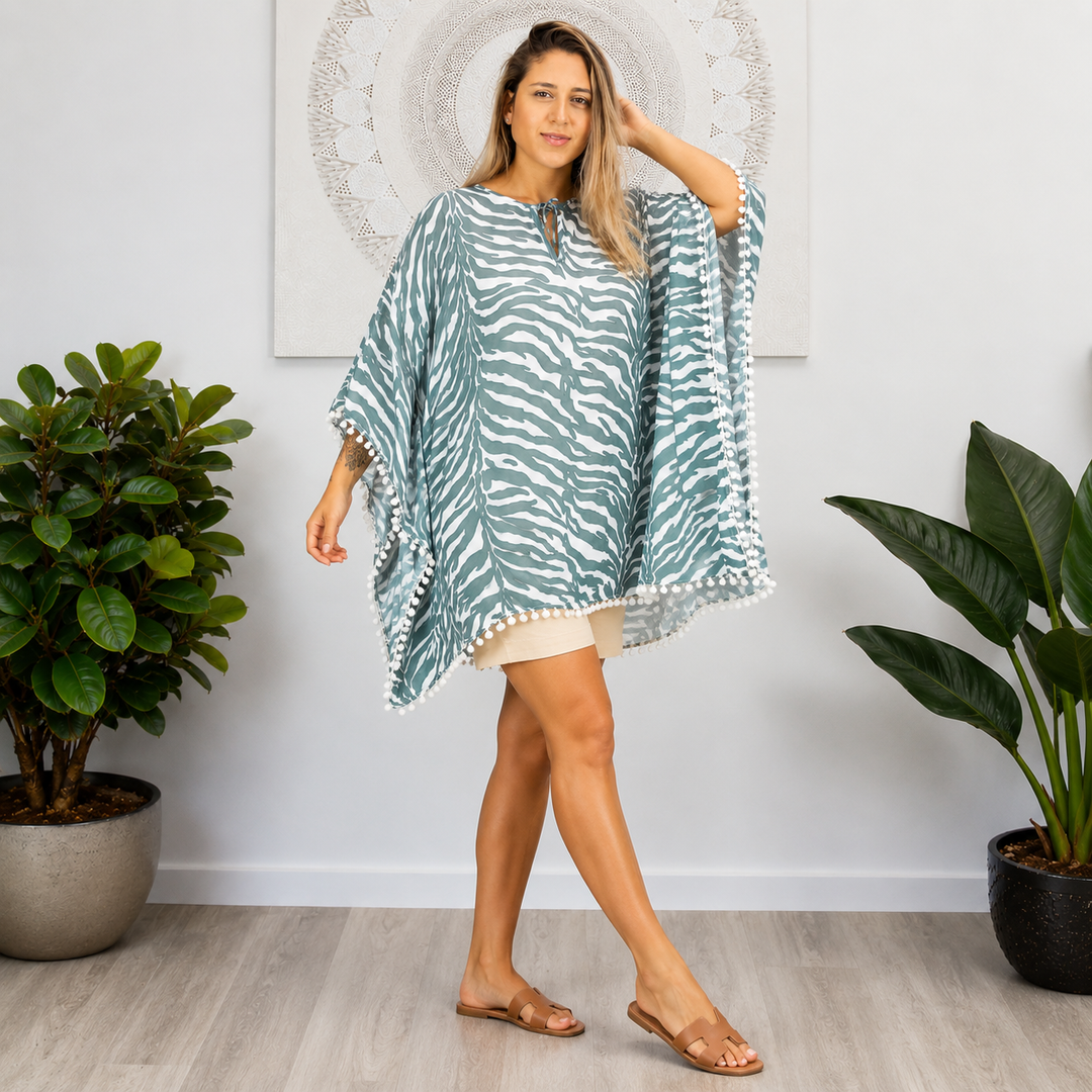 Pom Pom Maya Top Tunic KaftanOSFA 14-26