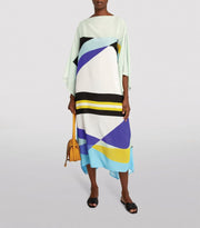 Lillie Colour magic MIDI Kaftan Dress