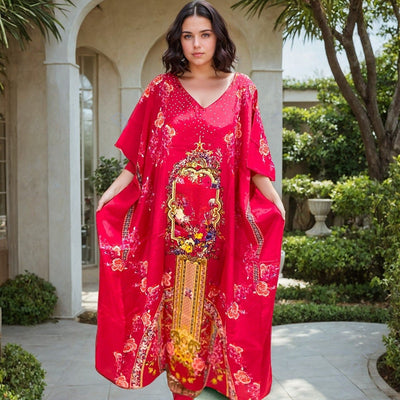 Maya Silk Bling Kaftan AU 14-28