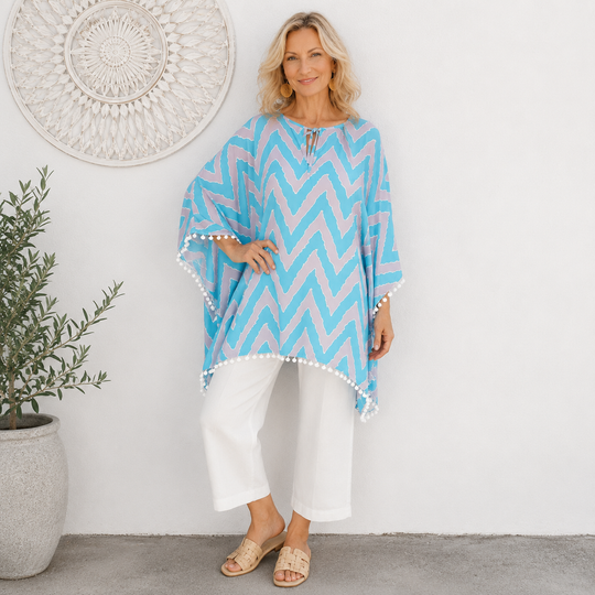 Pom Pom Maya Top Tunic Kaftan OFSA 14-26