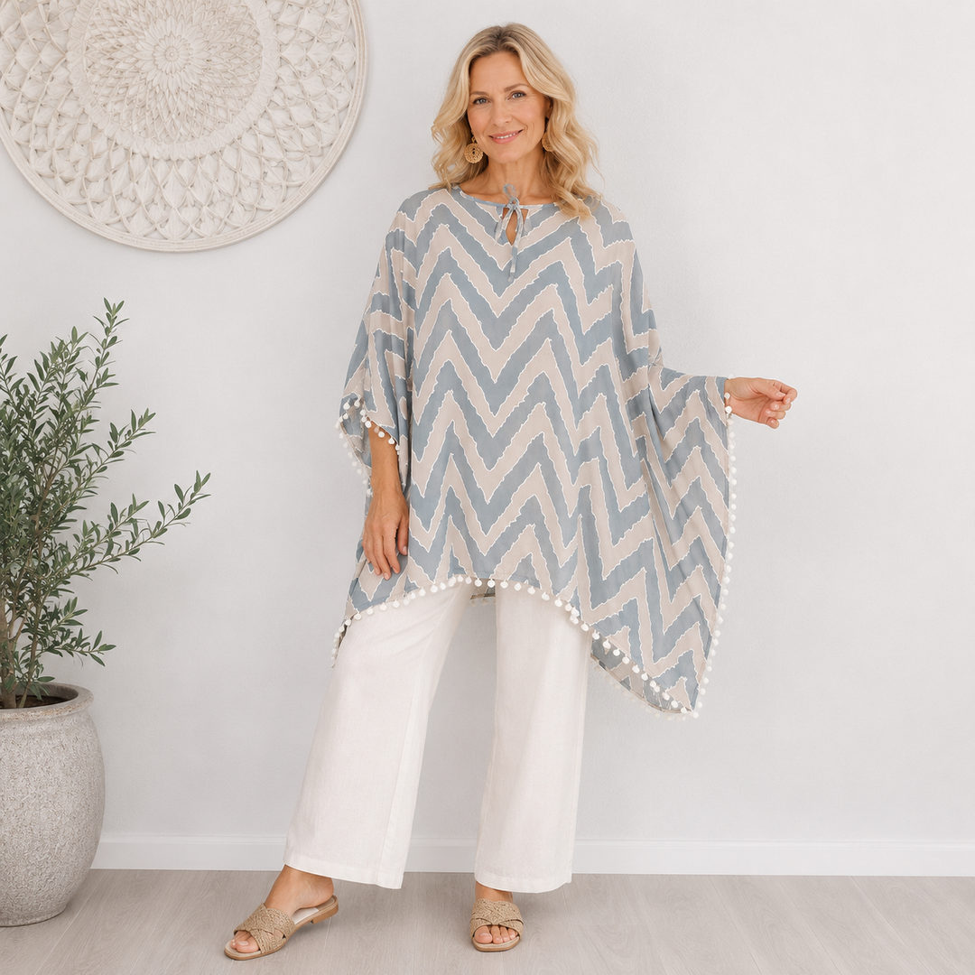 Pom Pom Maya Top Tunic Kaftan OFSA 14-26