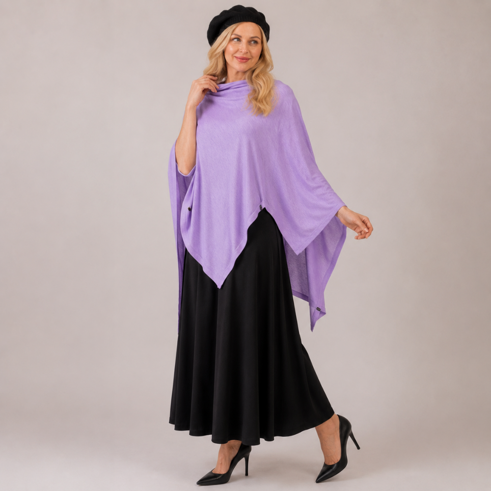 Julian Pure Cashmere Soft & Warm Poncho Size AU 8-18- More colours available