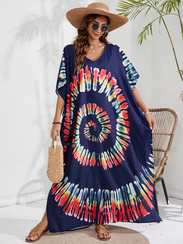 Coco Bella Long Cool breezy kaftan Free Size