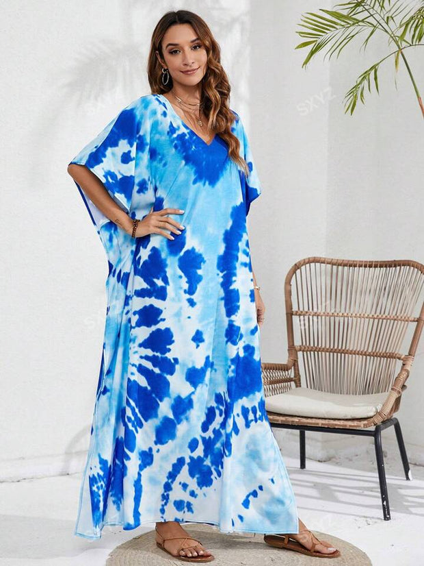 Coco Bella Long Cool breezy kaftan Free Size