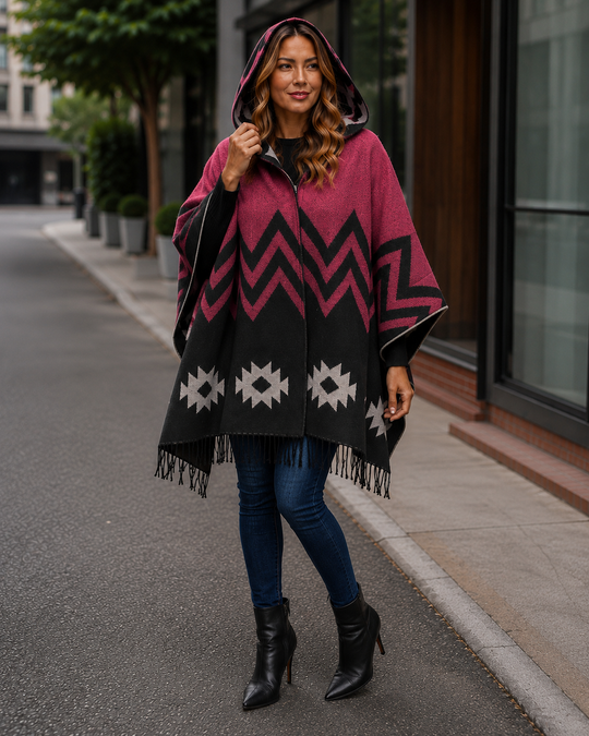 Anezec Hooded wrap Shawl AU 8-20