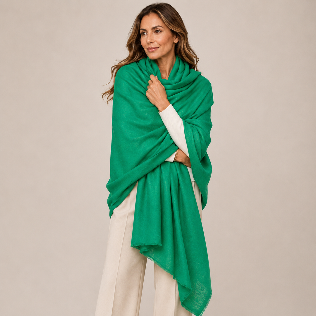 Imperial Julian handwoven pure Cashmere Travel Wrap-More Colours Available
