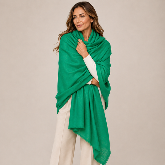 Imperial Julian handwoven pure Cashmere Travel Wrap-More Colours Available